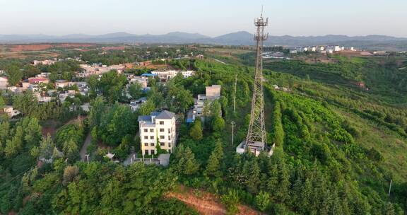 青山绿水生态水库淡水资源水利环保晚霞乡村