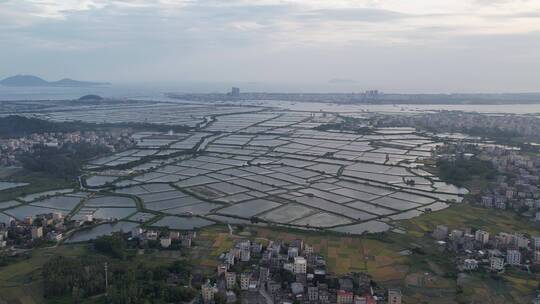 沿海养殖业航拍