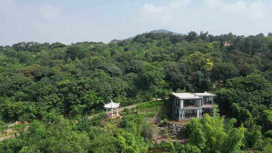 福建泉州南少林寺南少林寺遗址航拍