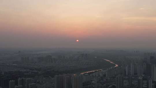 江苏淮安城市建设航拍