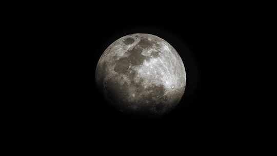 月亮 月球 满月 夜晚视频素材模板下载