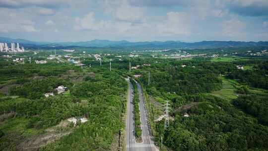 湖南岳阳城市航拍