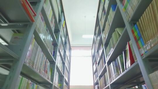 学校教室整齐明亮图书馆茶艺功能教室视频素材模板下载