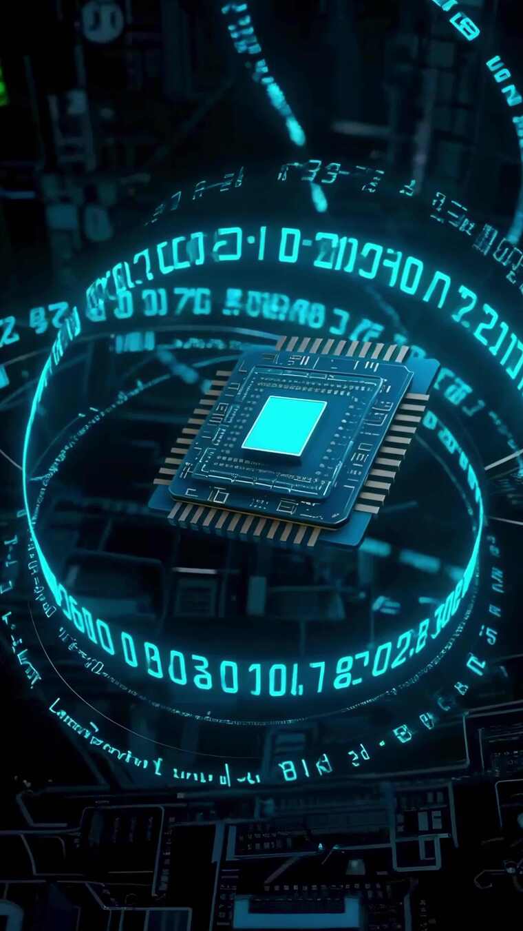 【竖屏】科技光线穿梭隧道特效开场背景