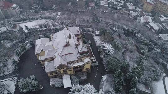 青岛雪景青岛冬天