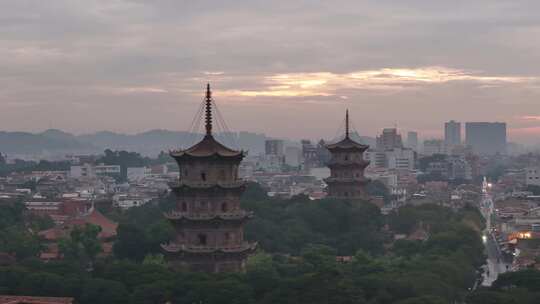 福建泉州开元寺古城城市宣传片航拍