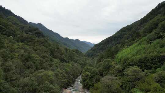 秦岭腹地的山川