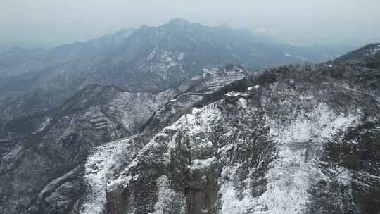 广西桂林资源八角寨雪景