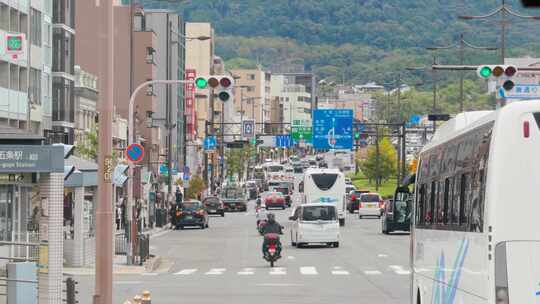 车窗外日本大阪 车窗外京都 0176