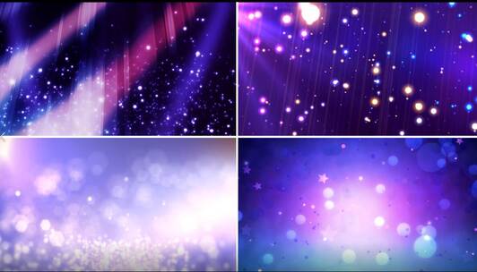紫色光效粒子