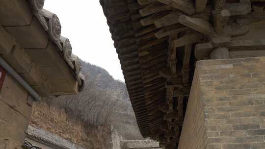 山西长治浊漳河谷佛头寺古建筑分镜素材