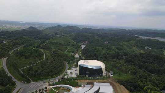 湖南益阳城市建设航拍