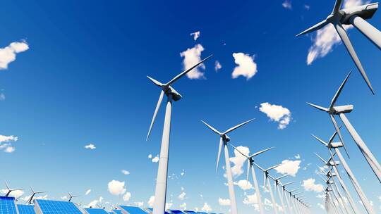 清洁能源-太阳能和风力发电
