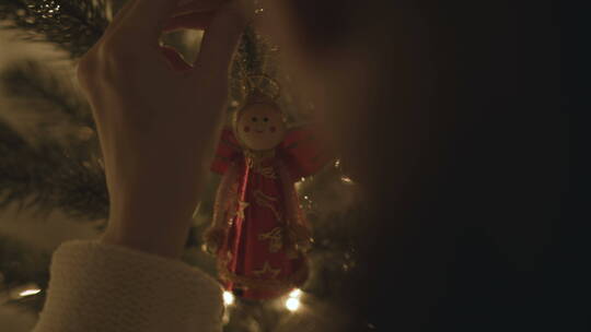 装饰圣诞树视频素材模板下载