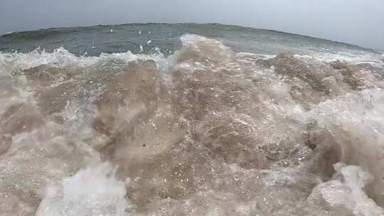 海洋巨浪海浪翻滚浪花波涛汹涌多镜头