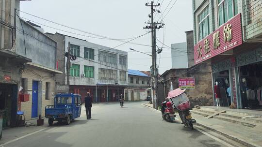 公路交通路边风景实拍