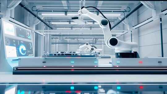 科技工厂 无尘车间  智能 芯片工厂 半导体