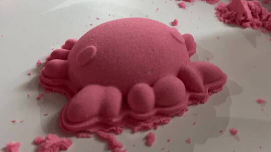 粉色太空沙模型