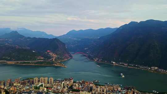 长江三峡巫峡风光