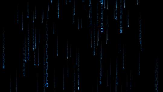 2款4K数字雨科技数字下落ae模板