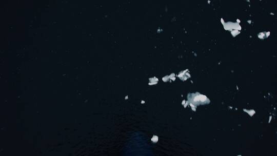 航拍南极大陆冰原视频素材模板下载