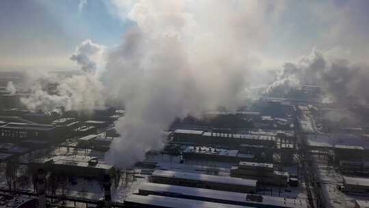 工业工厂烟雾废气排放