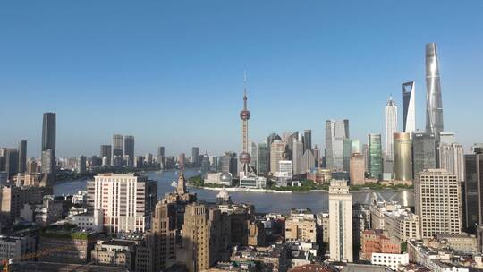 上海城市航拍空镜
