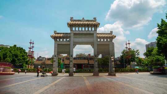广州荔湾_陈家祠_陈家祠牌坊_文化景点