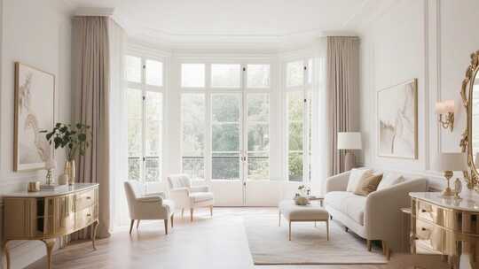 现代简约风格客厅室内场景