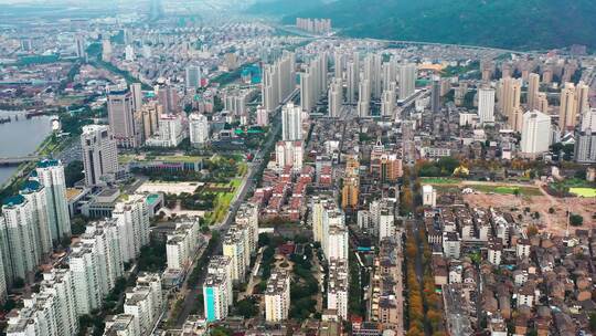 台州市黄岩区，城市风光，城市建筑