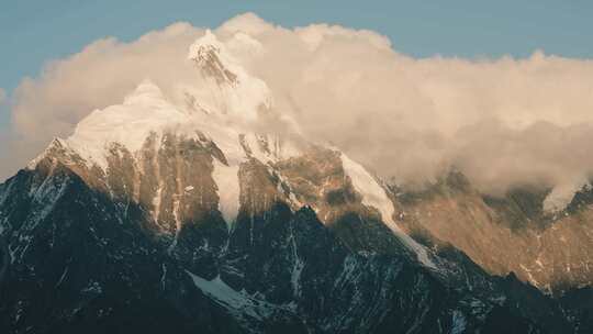 雪山云海延时摄影合集