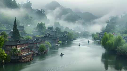 中国风 运河