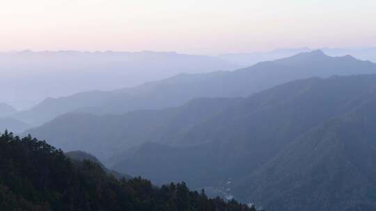 山上日出黎明山景晨光山顶朝霞日出14