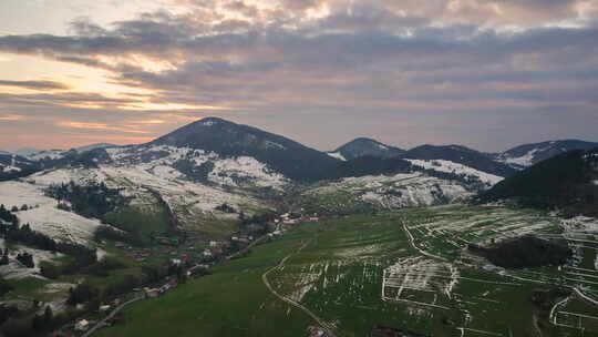 冬季山景