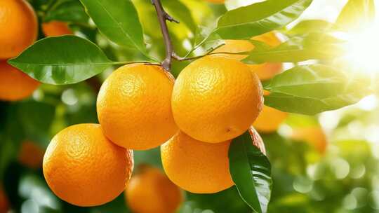 橙子橙汁农业脐橙水果果园柑橘饮料视频素材模板下载