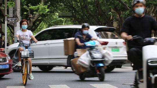 乌鲁木齐市中路街景视频素材模板下载