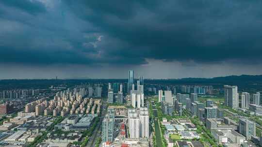 杭州未来科技城板块乌云