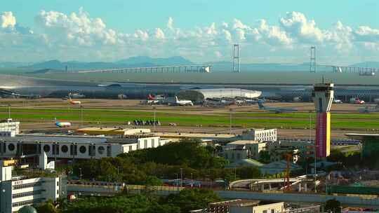 深圳宝安国际机场海陆空立体交通