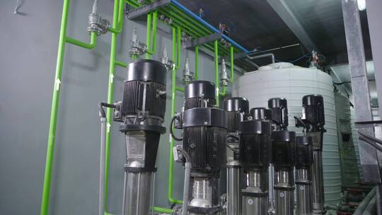企业工厂水管系统加指向性水流