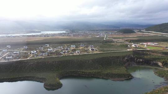 香格里拉，高速路，河流，高原，农场，藏区