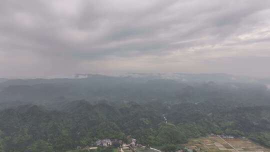 湘西青山天空航拍