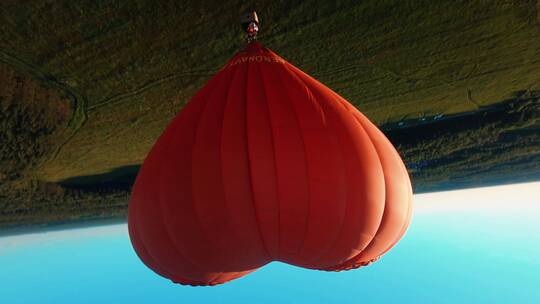 热气球航拍02视频素材模板下载