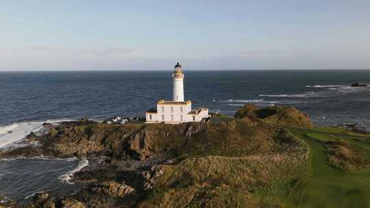 Turnberry，灯塔，海，海洋