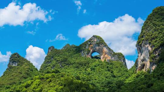 广西桂林山水阳朔月亮山合集