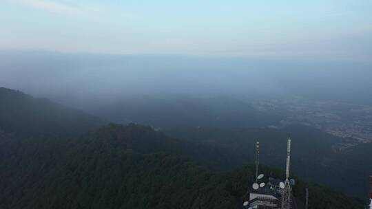 北高峰平流雾