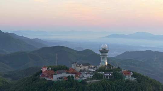 长沙黑麋峰日出航拍