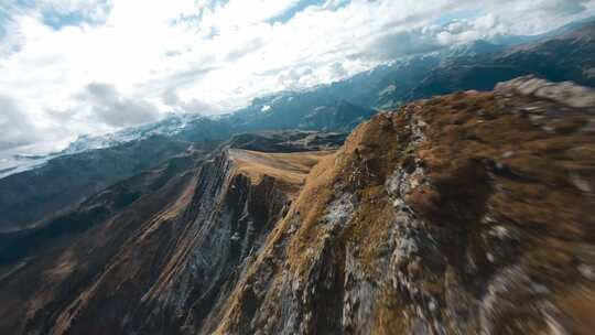 Fpv，山脉，风景，地平线