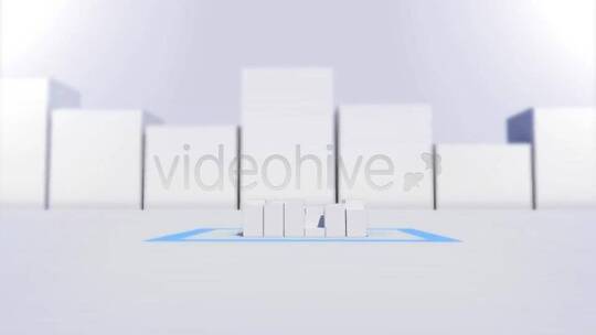 立方体张力Logo Reveal白色AE模板AE视频素材教程下载