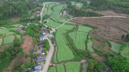 四川罗江乡村山野