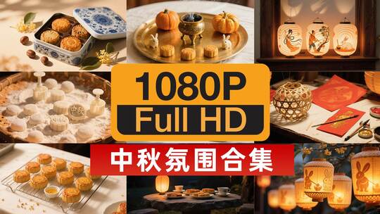 中秋氛围合集微距节日气氛国风